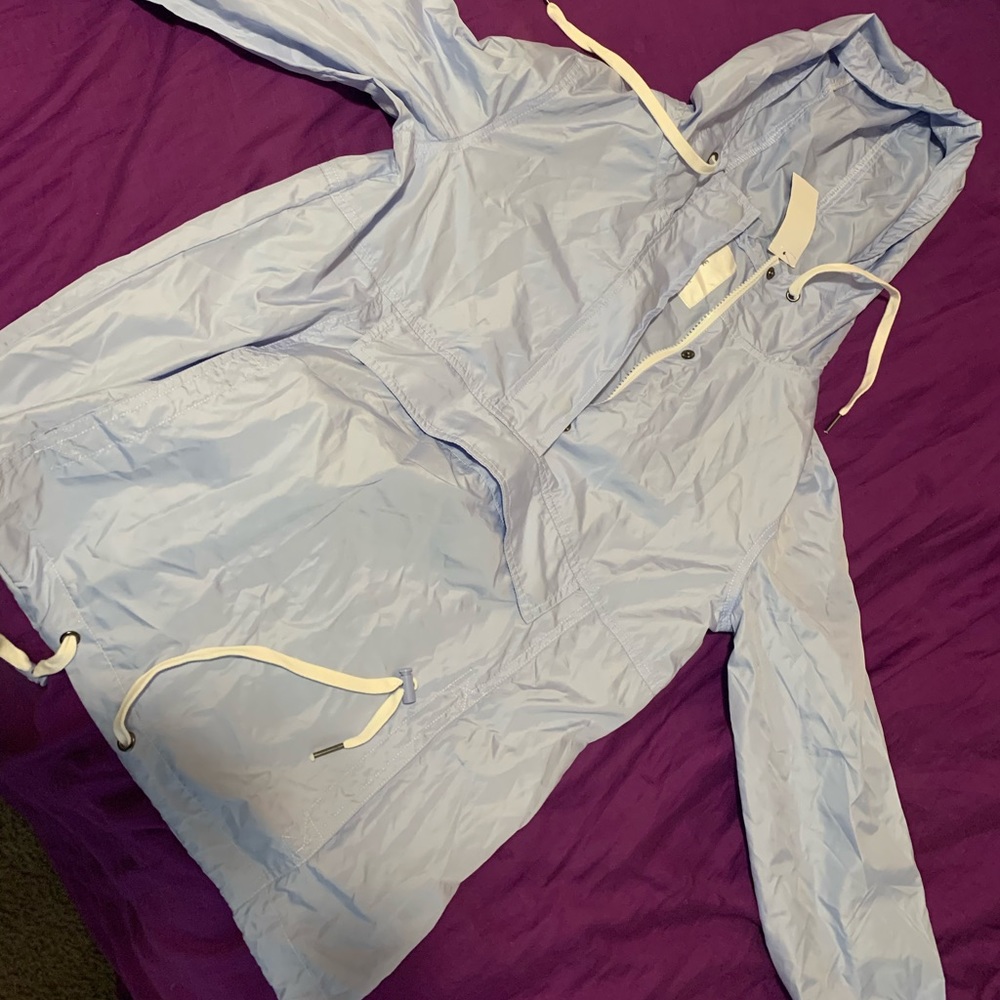 Baby Blue Windbreaker